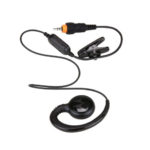 motorola HKLN4437A CLP Short Cord Swivel Earpiece with Inline PTT
