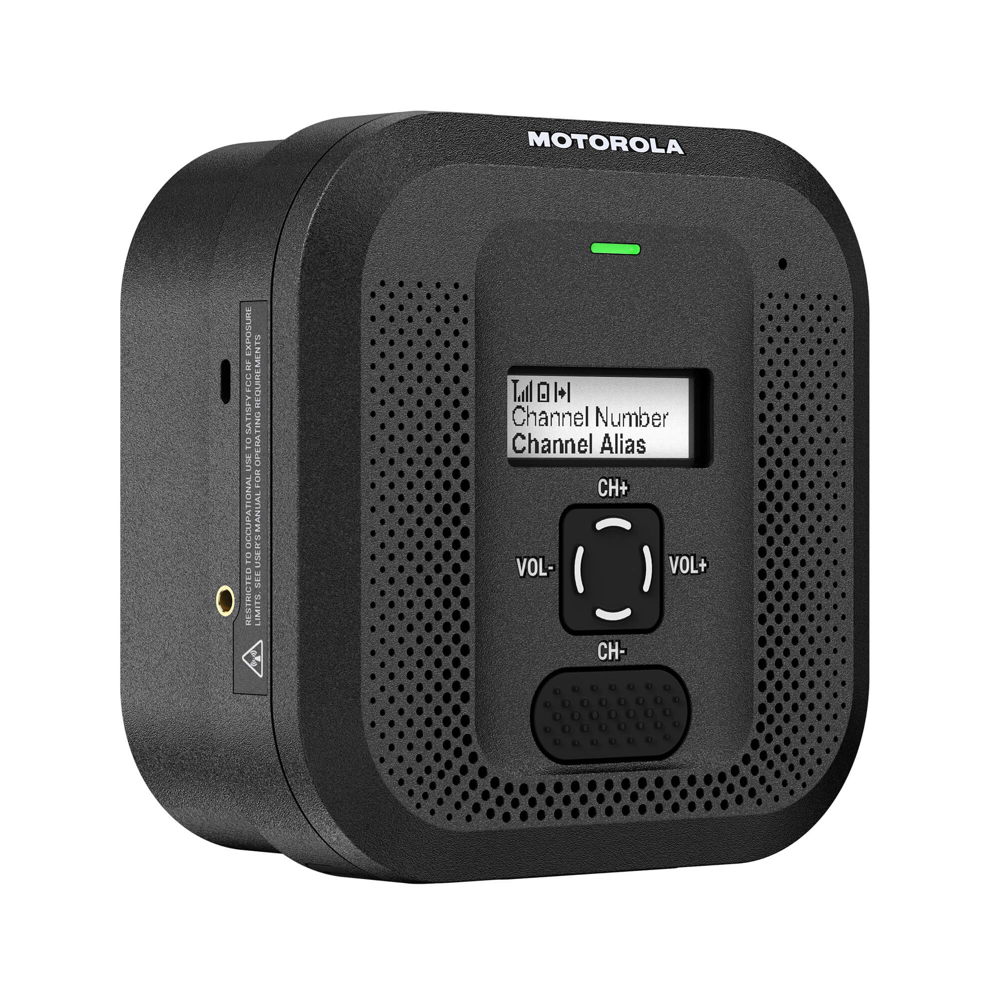 Motorola Solutions CB900D wireless base station with push-to-talk functionality, durable design, and reliable two-way communication for security, manufacturing, warehouses, parking facilities, and industrial operations