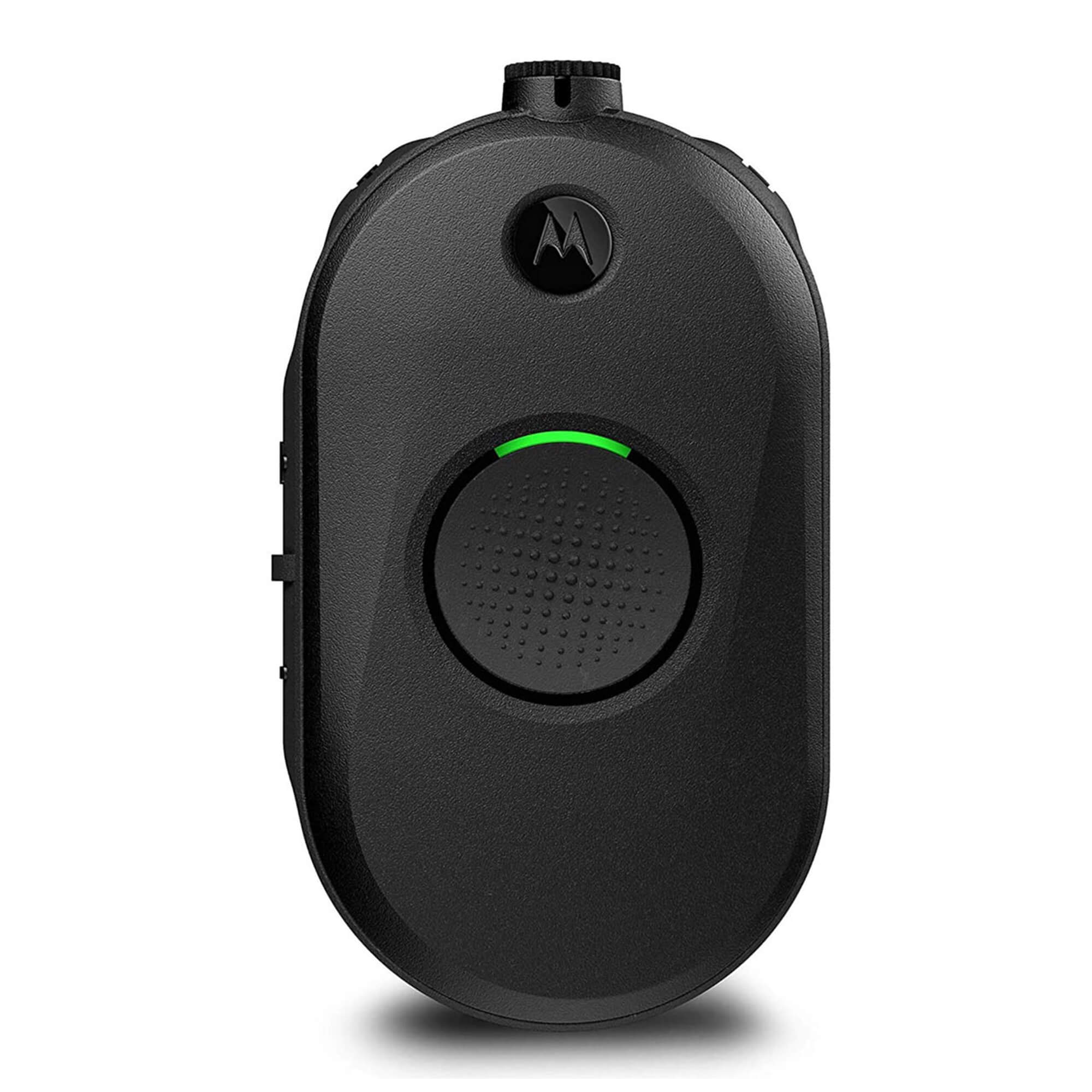 Motorola Solutions CLP1080e compact wearable two-way radio with eight-channel communication, push-to-talk functionality, lightweight design, and reliable team connectivity for retail, hospitality, restaurants, and business operations