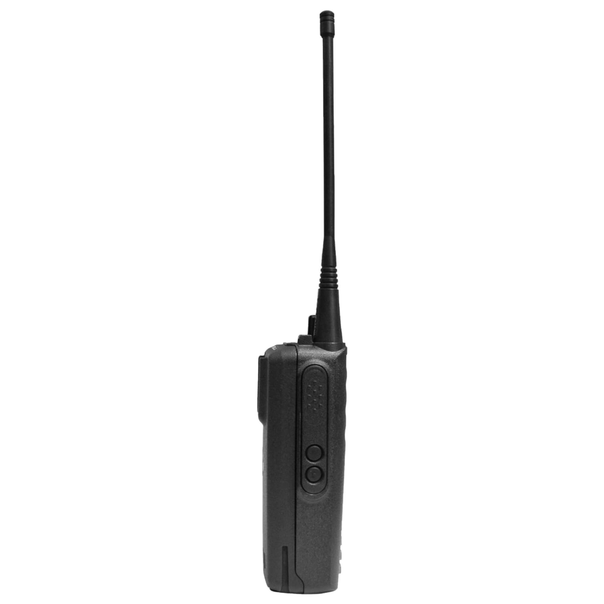 Motorola Solutions CP100d MOTOTRBO portable digital two-way radio with push-to-talk functionality, durable design, and reliable team communication for security, construction, manufacturing, hospitality, and business operations
