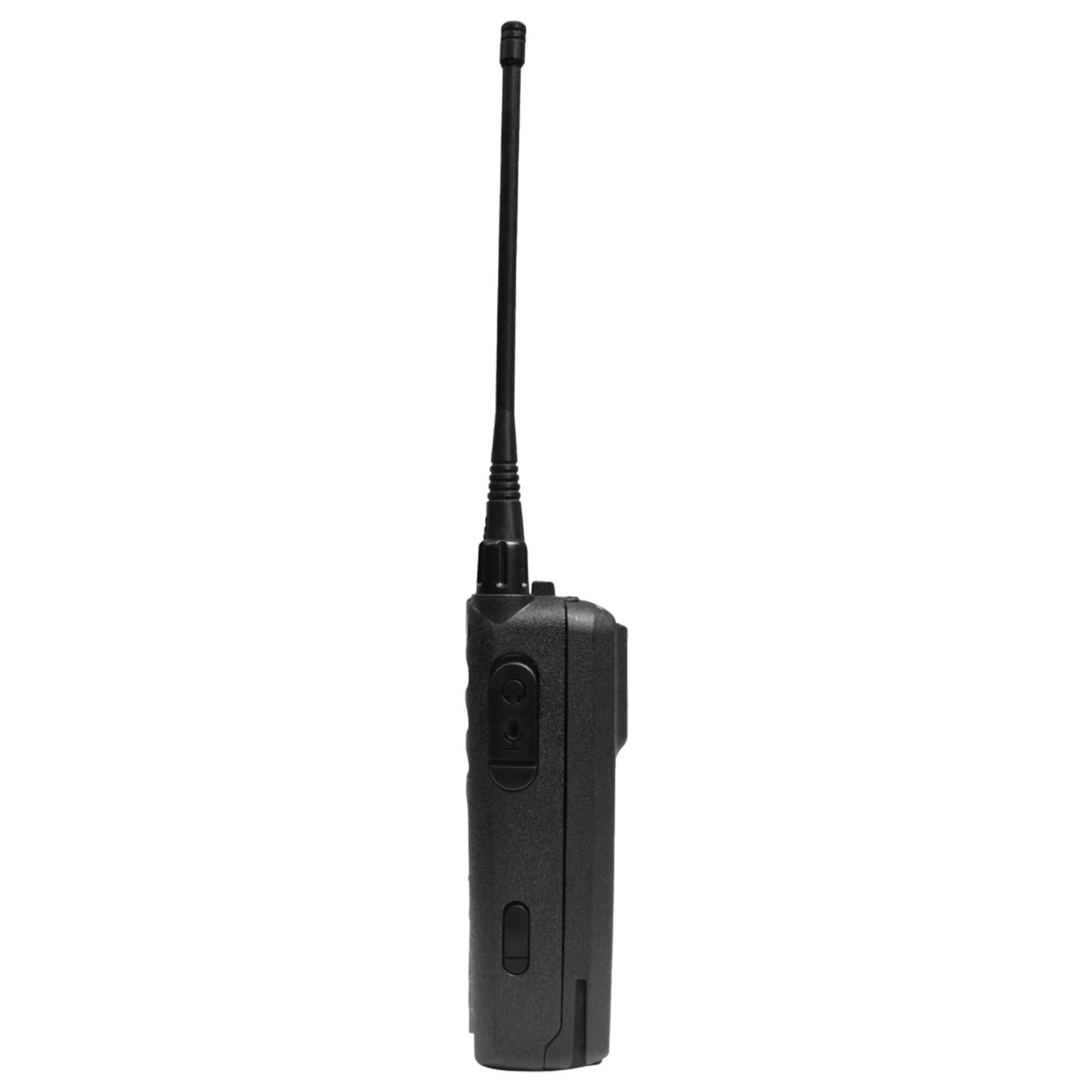 Motorola Solutions CP100d MOTOTRBO portable digital two-way radio with push-to-talk functionality, durable design, and reliable team communication for security, construction, manufacturing, hospitality, and business operations