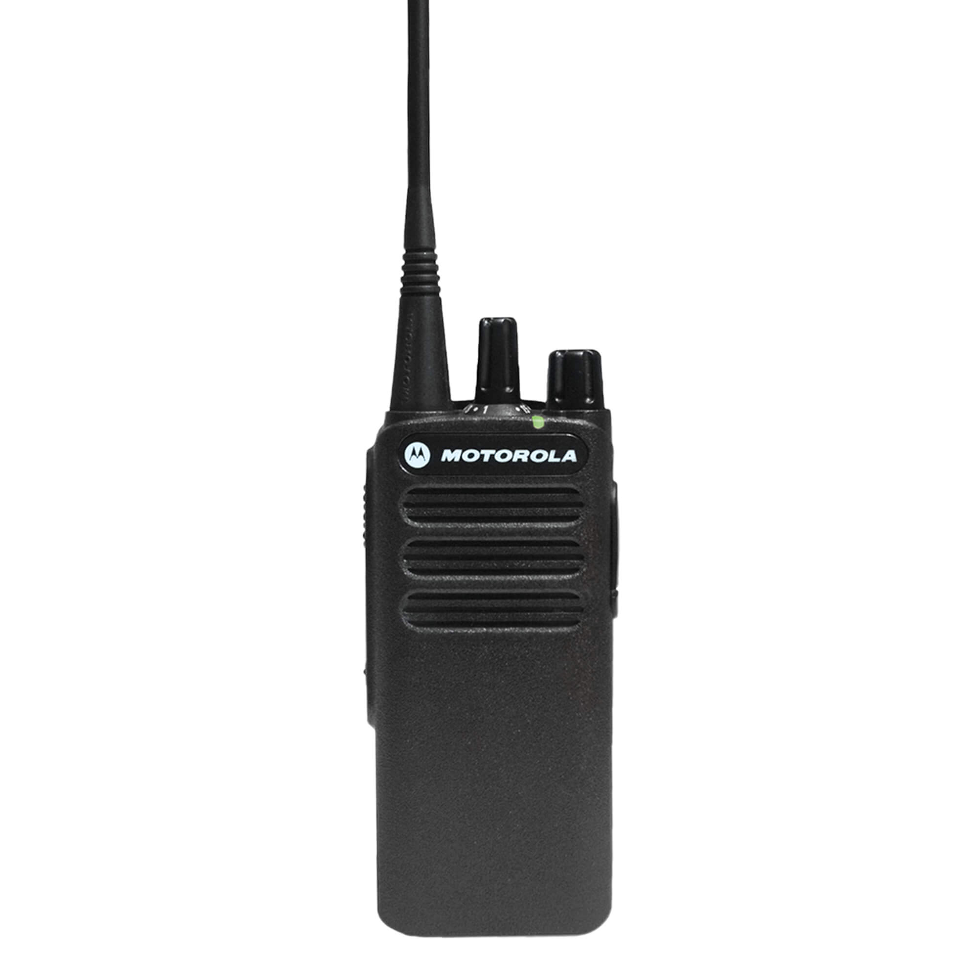 Motorola Solutions CP100d MOTOTRBO portable digital two-way radio with push-to-talk functionality, durable design, and reliable team communication for security, construction, manufacturing, hospitality, and business operations