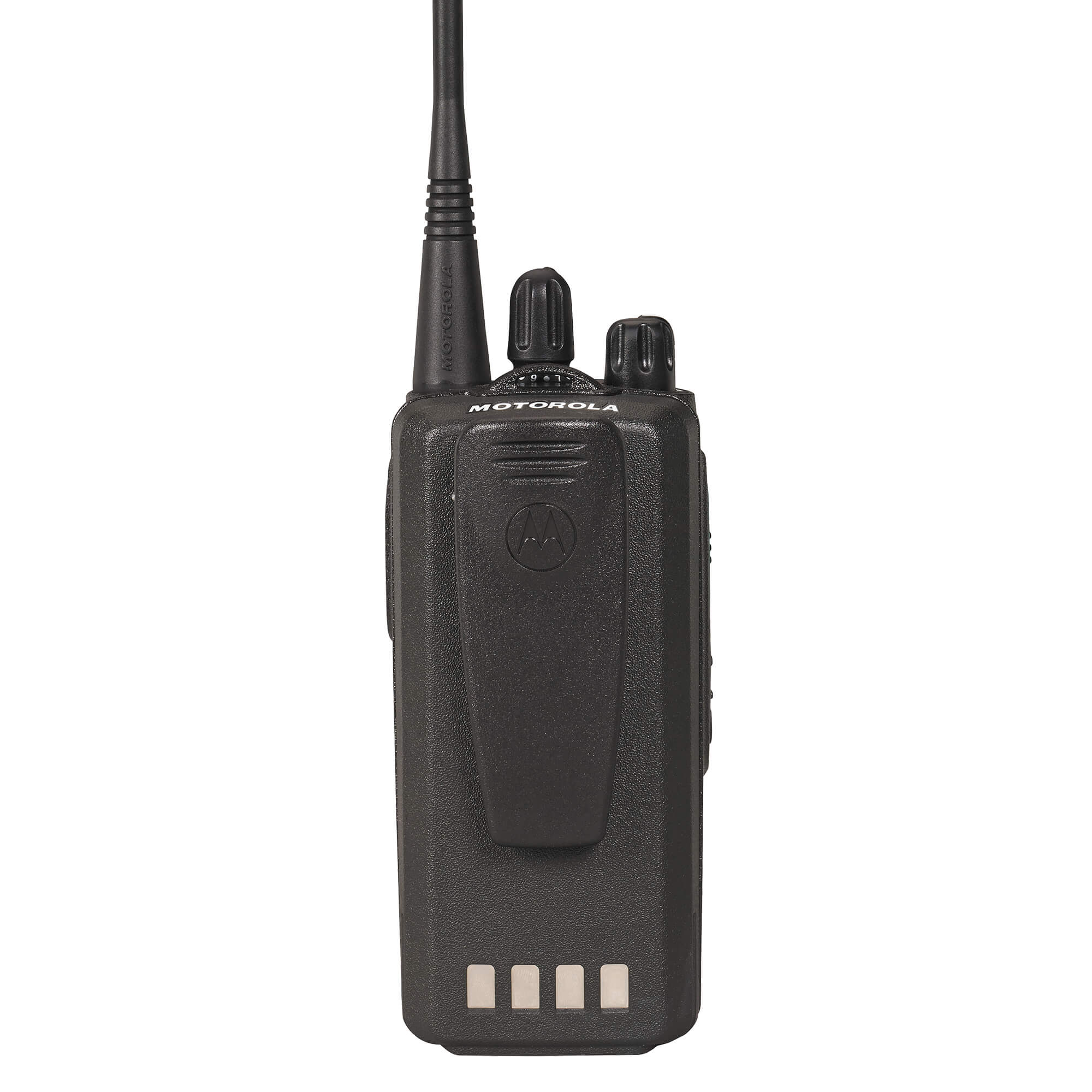 Motorola Solutions CP185 portable two-way radio with push-to-talk functionality, durable lightweight design, and reliable communication for security, hospitality, construction, manufacturing, and business operations