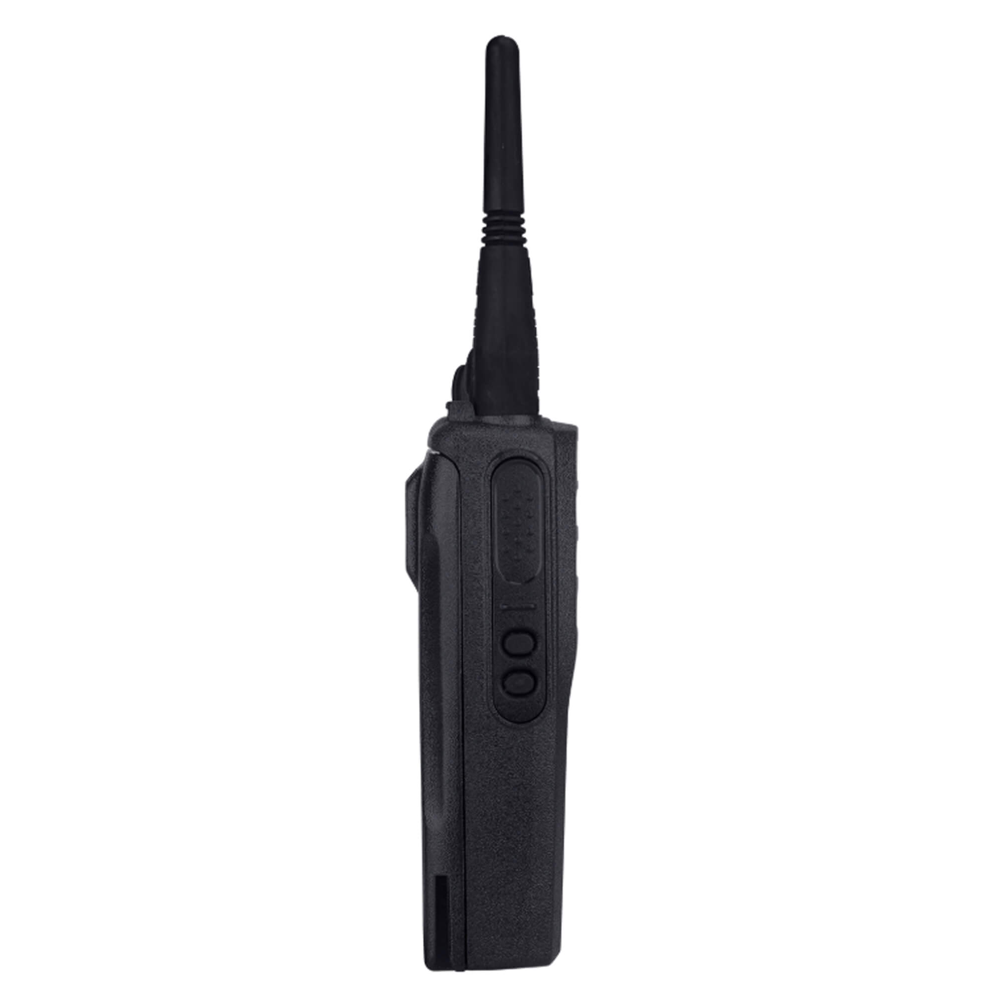 Motorola Solutions CP200d MOTOTRBO portable digital two-way radio with push-to-talk functionality, rugged design, and reliable team communication for security, construction, manufacturing, hospitality, and business operations