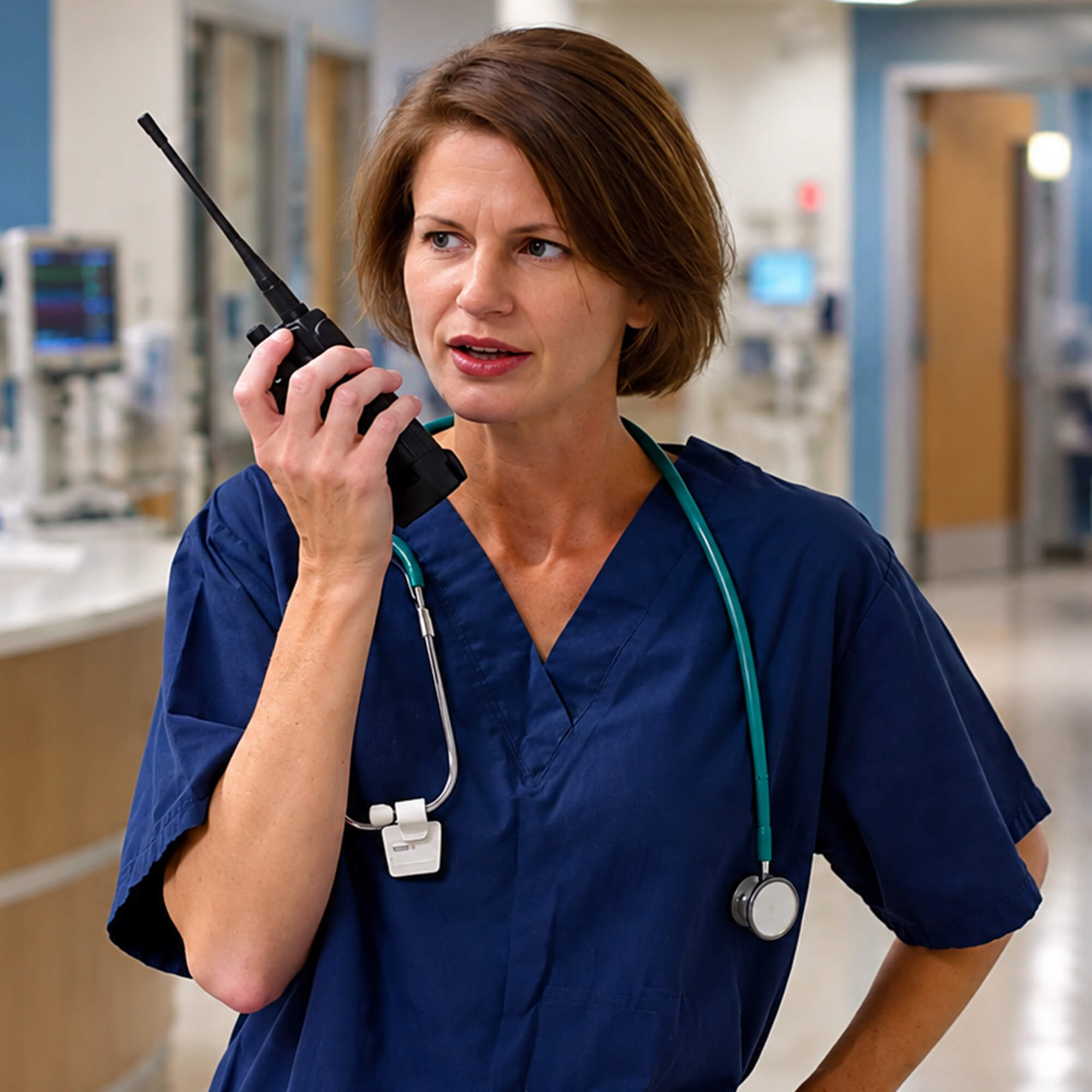 Motorola Solutions DTR700 portable digital two-way radio with license-free 900 MHz communication, push-to-talk functionality, rugged design, and reliable team connectivity for retail, hospitality, manufacturing, and business operations
