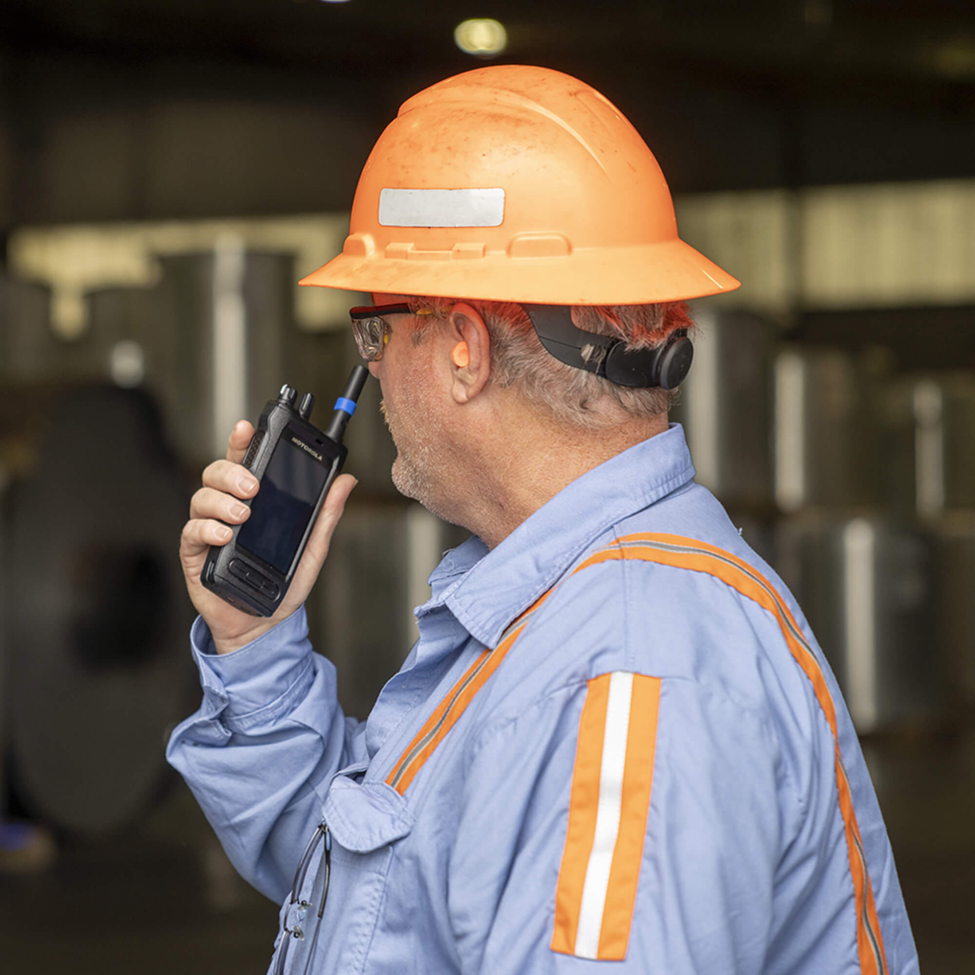 Motorola Solutions MOTOTRBO Ion smart radio with Android touchscreen, digital two-way radio communication, Wi-Fi and LTE connectivity, rugged design, and integrated business applications for reliable team communication