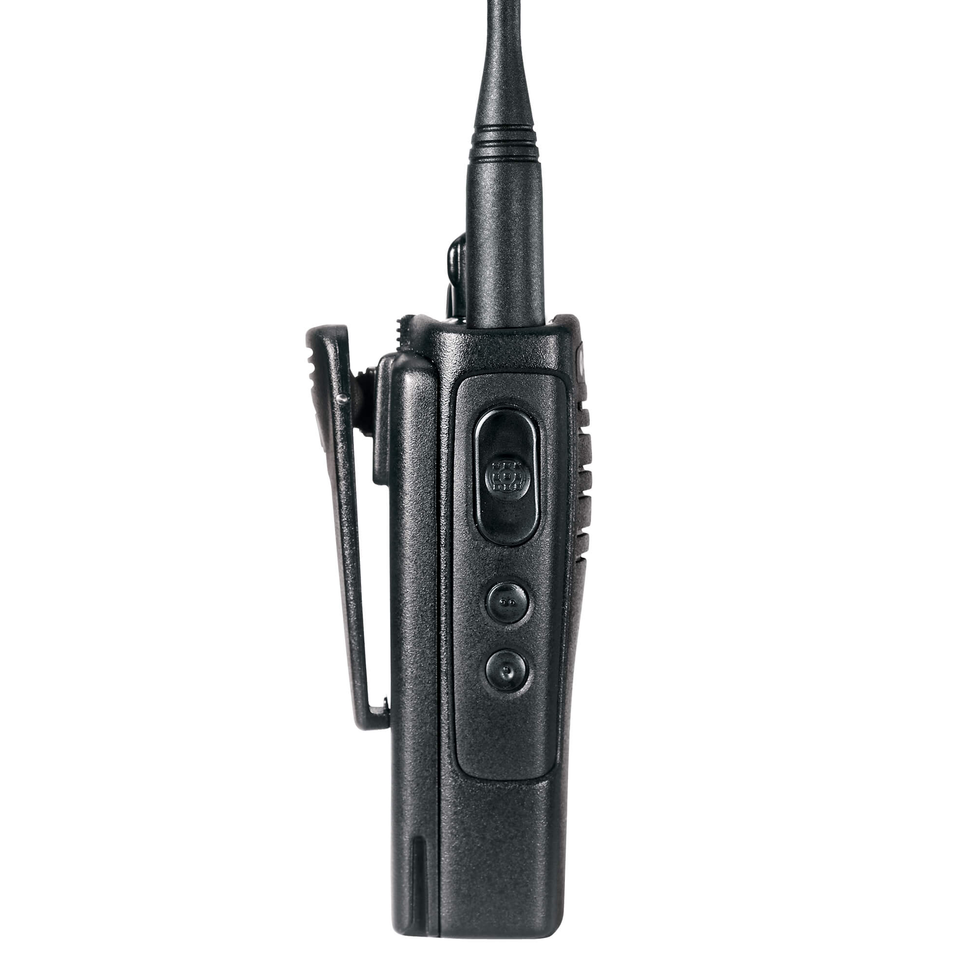 Motorola Solutions RDU4100 RDX Series portable UHF two-way radio with 10-channel communication, push-to-talk functionality, rugged design, and reliable team connectivity for construction, manufacturing, security, and business operations
