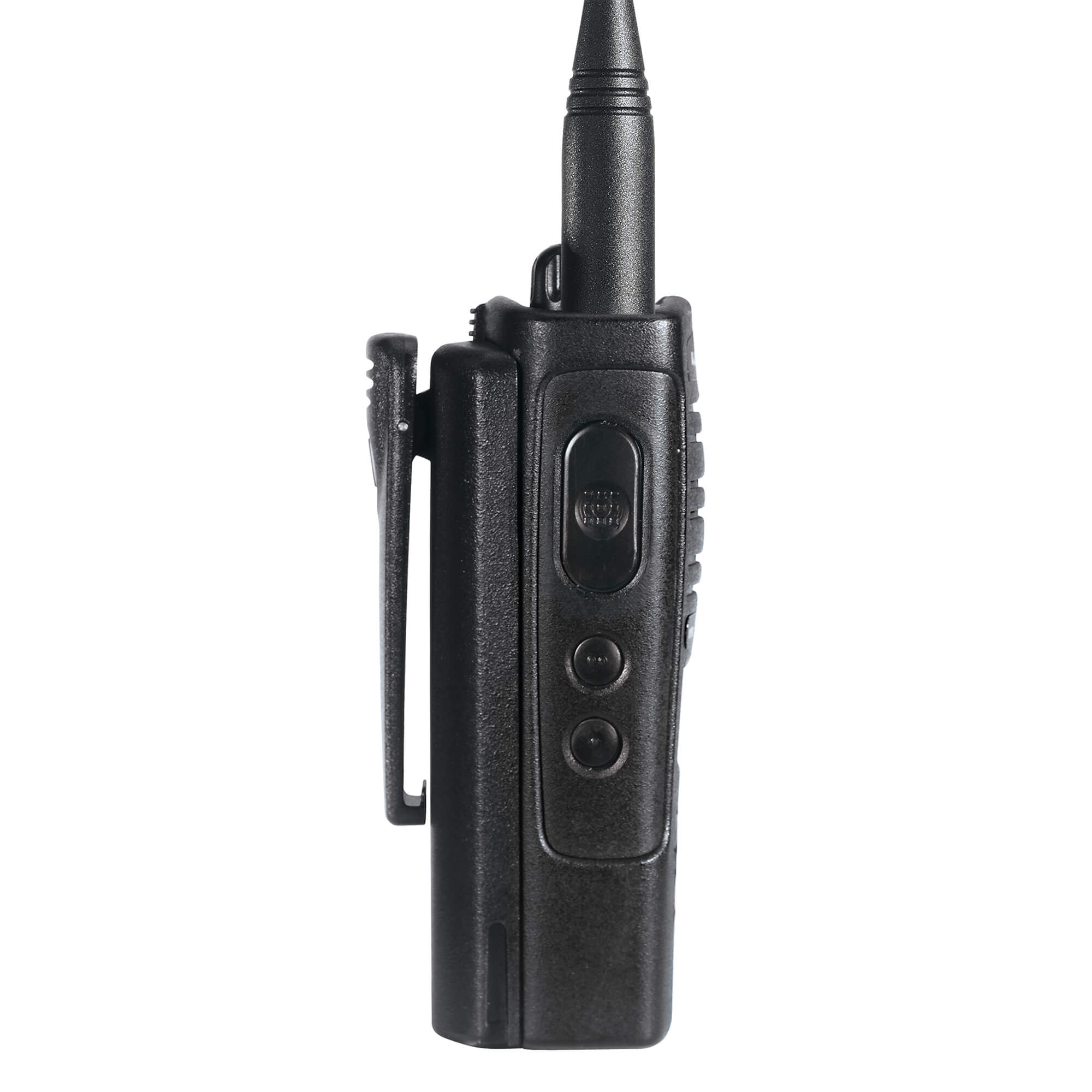 Motorola Solutions RDU4160d RDX Series portable UHF two-way radio with 16-channel communication, display screen, push-to-talk functionality, rugged design, and reliable team connectivity for construction, manufacturing, security, and business operations