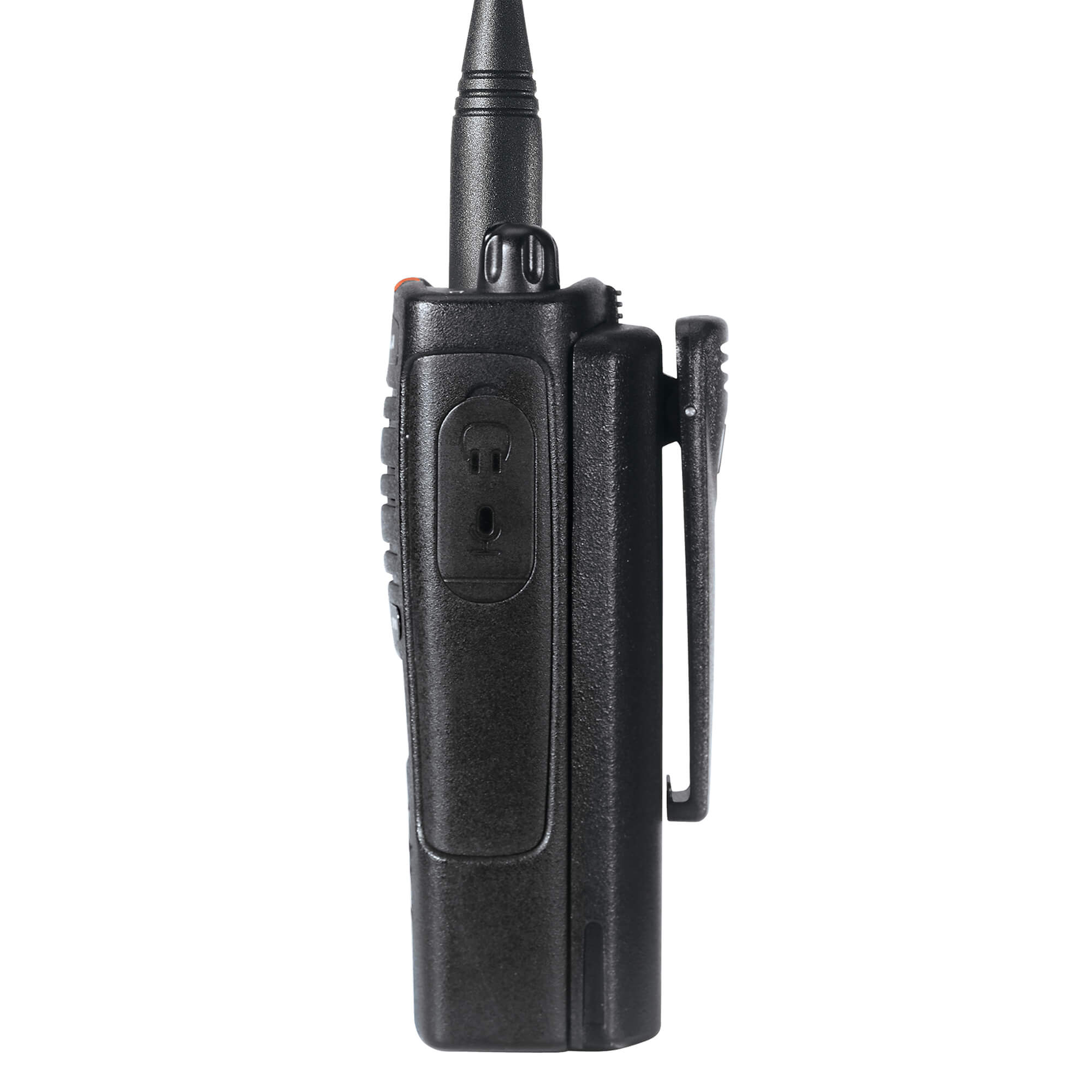 Motorola Solutions RDU4160d RDX Series portable UHF two-way radio with 16-channel communication, display screen, push-to-talk functionality, rugged design, and reliable team connectivity for construction, manufacturing, security, and business operations