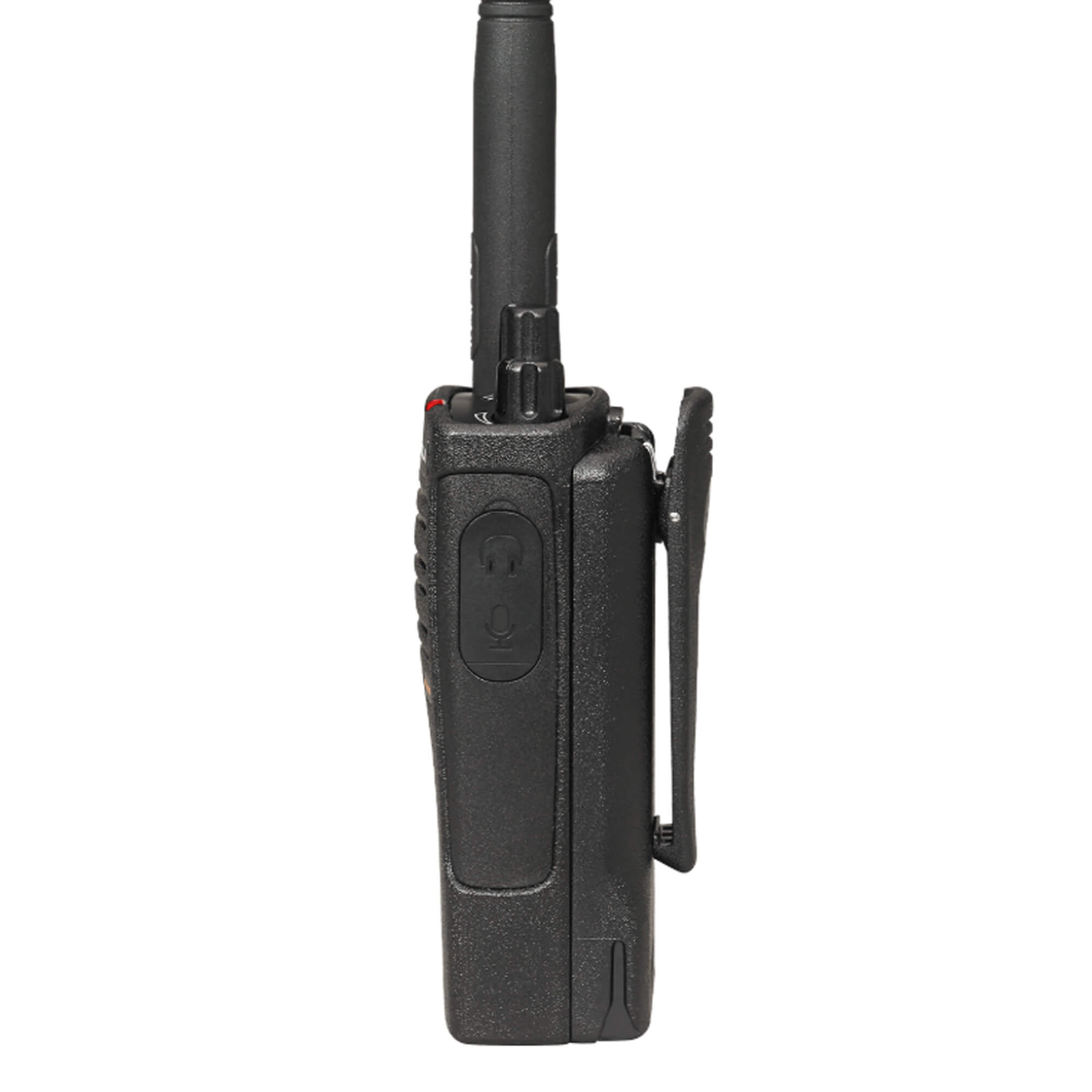 Motorola Solutions RDV5100 RDX Series portable VHF two-way radio with 10-channel communication, push-to-talk functionality, rugged design, and reliable team connectivity for construction, manufacturing, security, and business operations