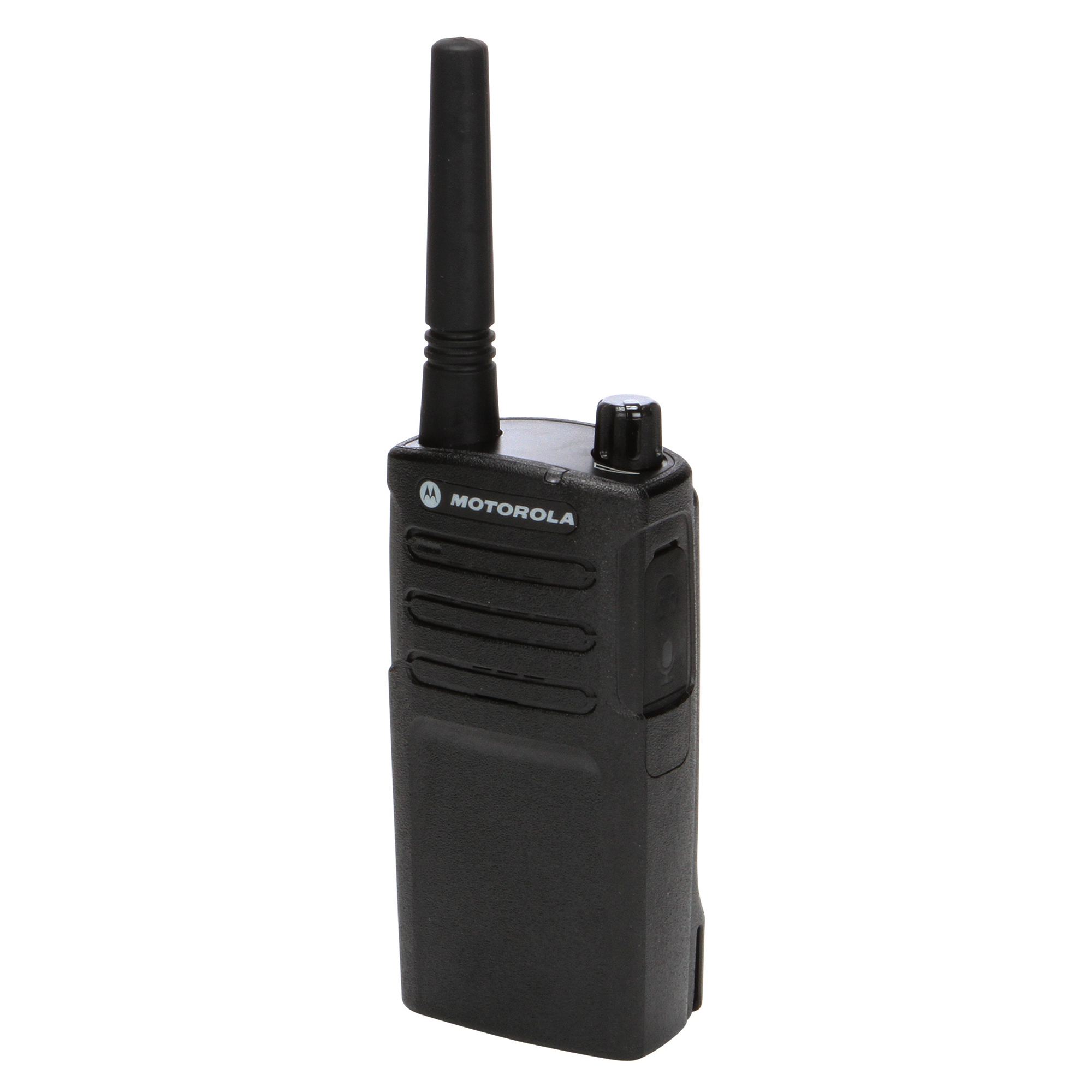 Motorola Solutions RMU2040 RM Series portable UHF two-way radio with four-channel communication, push-to-talk functionality, rugged design, and reliable team connectivity for construction, manufacturing, security, retail, and business operations