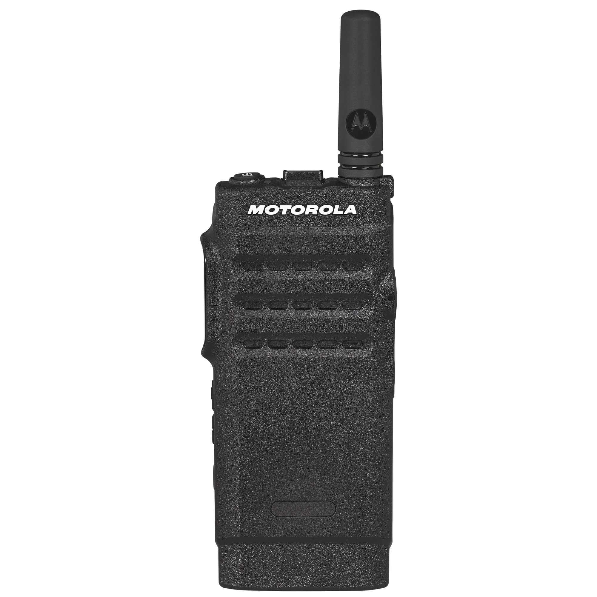 Motorola Solutions MOTOTRBO SL300 slim portable digital two-way radio with push-to-talk functionality, lightweight design, and reliable team communication for retail, hospitality, security, education, and business operations