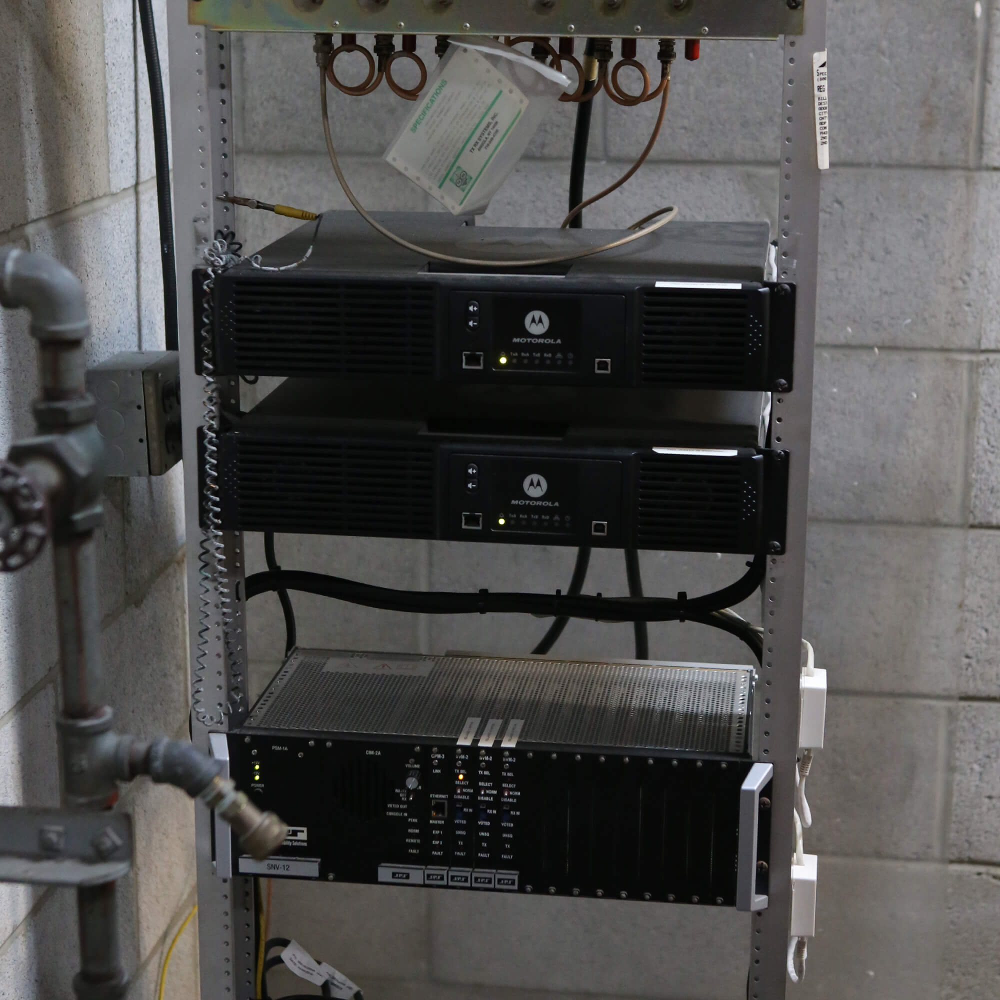 Motorola Solutions MOTOTRBO SLR 8000 high-performance digital two-way radio repeater with extended coverage, reliable signal transmission, and durable rack-mount design for manufacturing, public safety, security, and industrial communication systems