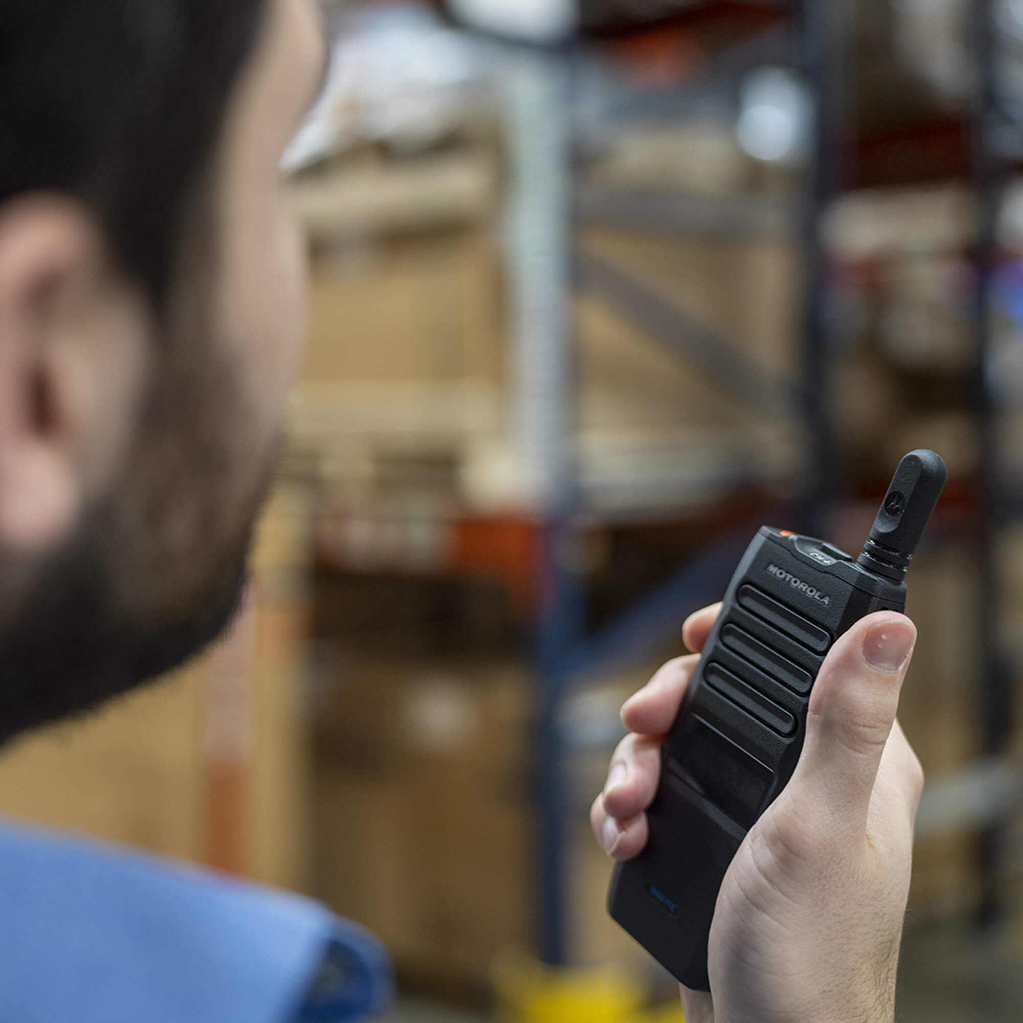 Motorola Solutions TLK 110 WAVE PTX two-way radio with nationwide LTE connectivity, push-to-talk functionality, rugged design, and reliable communication for business, retail, hospitality, and industrial environments