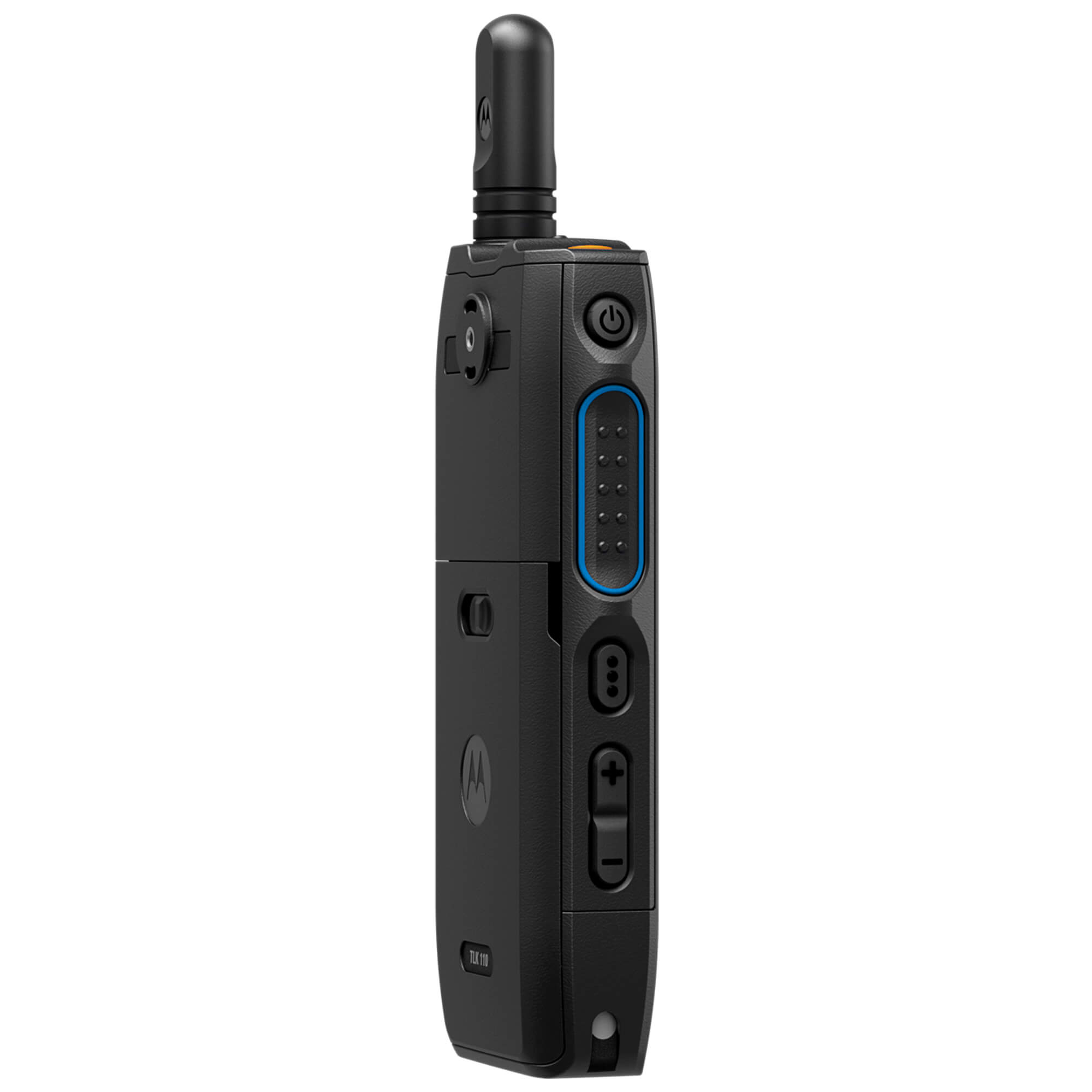 Motorola Solutions TLK 110 WAVE PTX two-way radio with nationwide LTE connectivity, push-to-talk functionality, rugged design, and reliable communication for business, retail, hospitality, and industrial environments