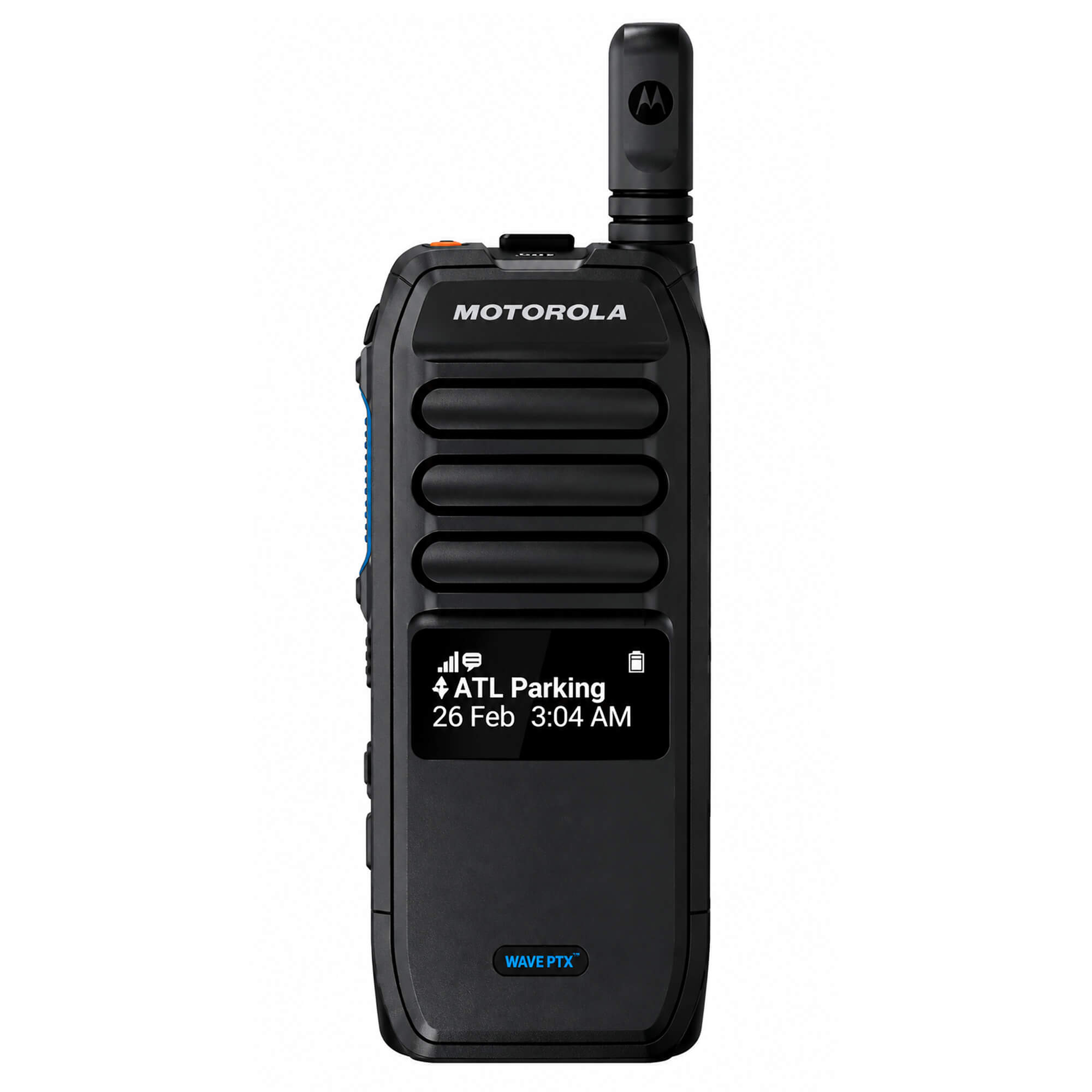 Motorola Solutions TLK 200 WAVE PTX two-way radio with nationwide LTE connectivity, push-to-talk functionality, and reliable communication for fleet management, transportation, logistics, and business operations