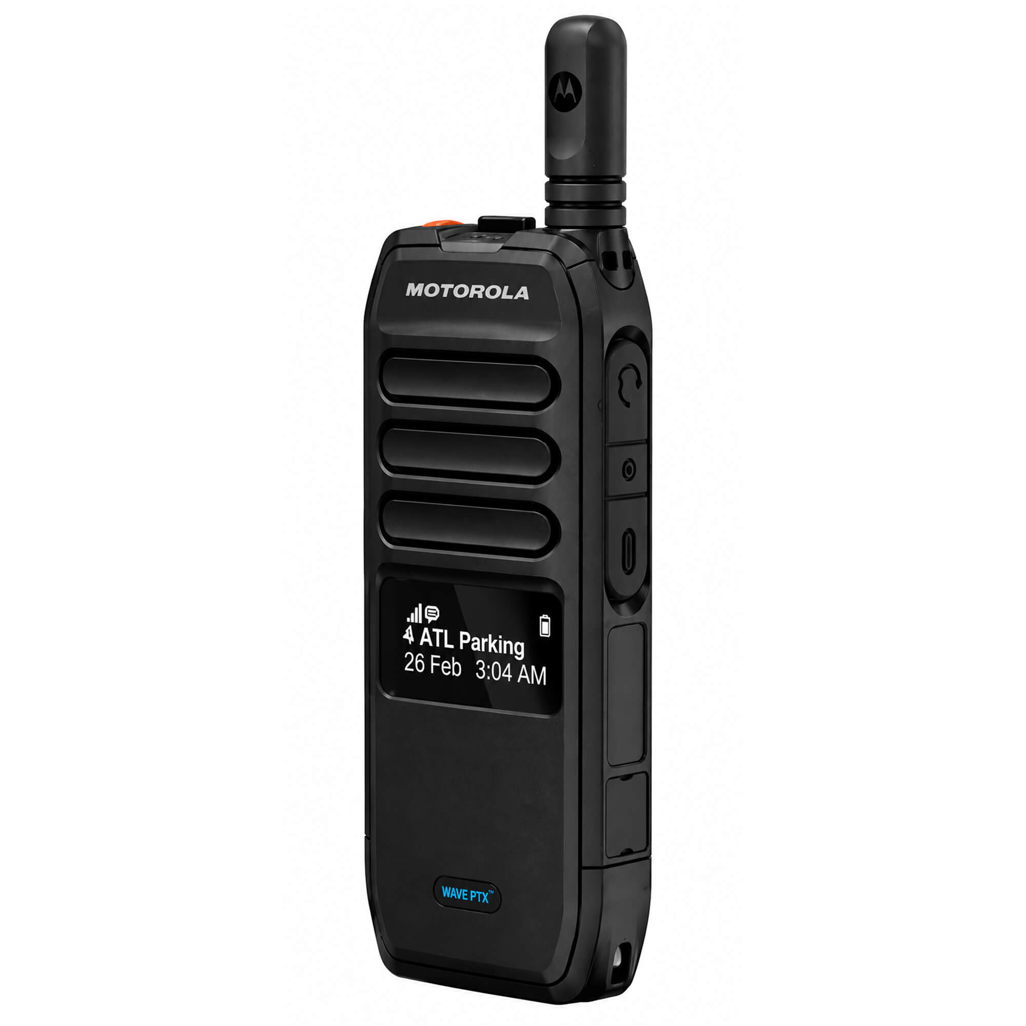 Motorola Solutions TLK 200 WAVE PTX two-way radio with nationwide LTE connectivity, push-to-talk functionality, and reliable communication for fleet management, transportation, logistics, and business operations